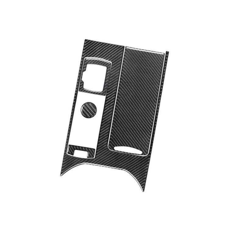 5x Carbon Fiber Gear Shift Panel Sticker For Land Rover Range Rover Sport 14-17