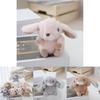 Adorable Realistic Rabbit Plush Keychain With Soft Pp Cotton Stuffing Cute Keyring Toy Perfect For Couples And Car Bags