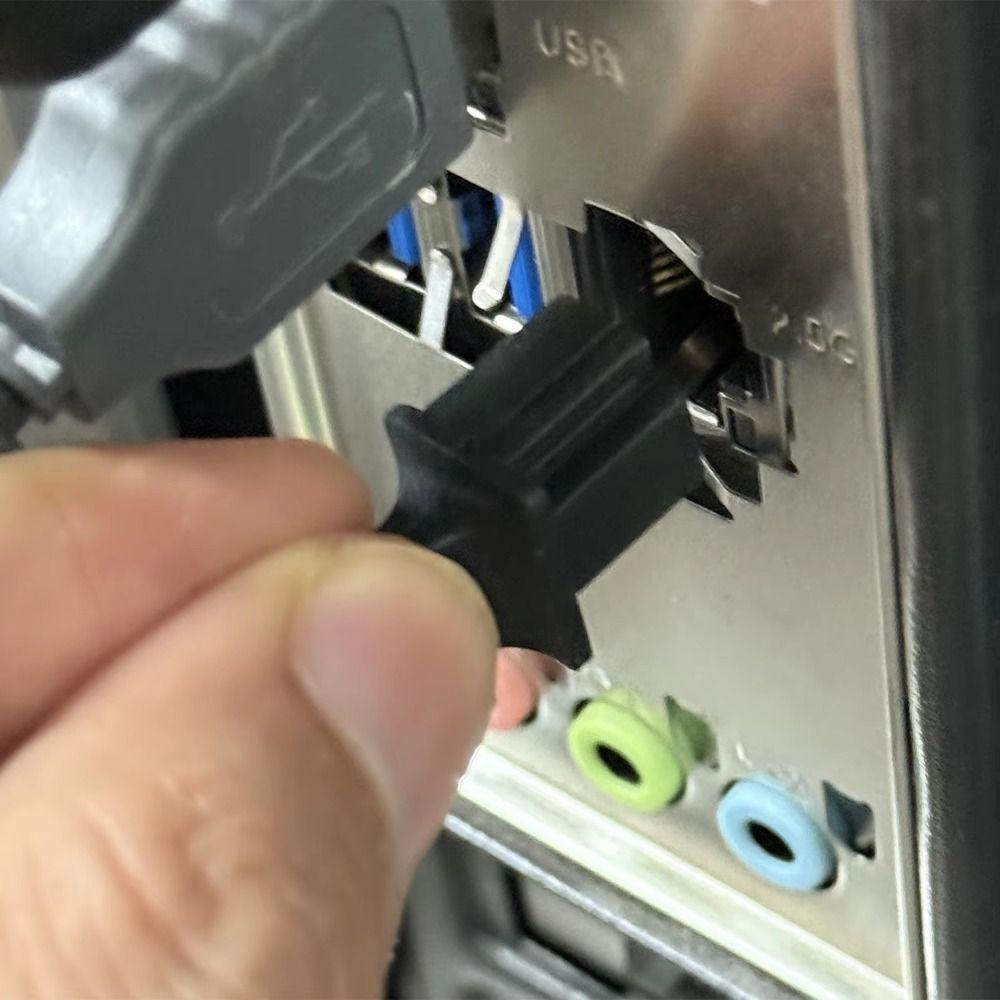 Langlebige RJ45 Staubkappe Silikon Staubschutzstecker Neue Steckverbinderabdeckung