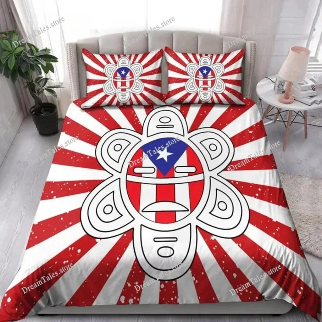 3d Print Puerto Rico Flag Bedding Set Duvet Cover Adult and Kids Bedding Set Luxury Children's Gifts Home Textileextile