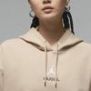 Jordan AS W AJ Girl Verbiage Fleece-Lined Casual Hoodie Women Tops Khaki FZ4334-221