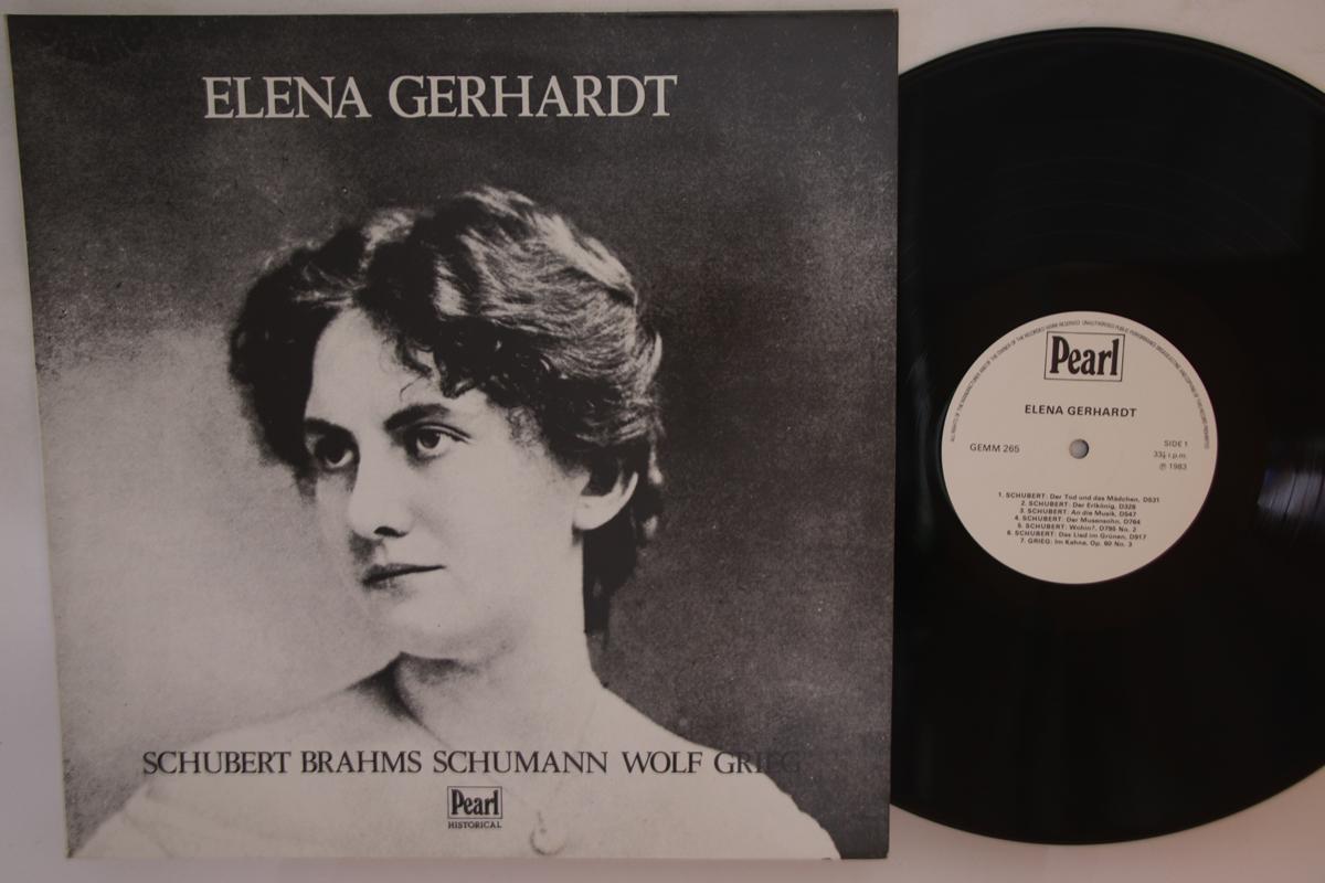 

LP Record ELENA GERHARDT - Elena Gerhardt GEMM265 PEARL UK Classical Used