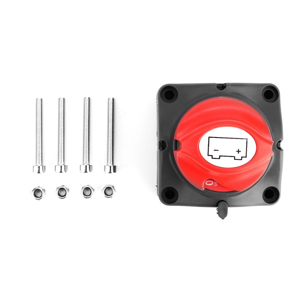 Battery Switch Disconnect Isolator Power Off Switch for Automobile RV Marine Boat