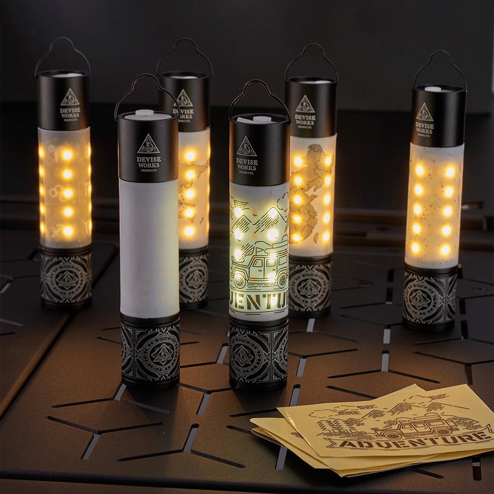 Camping Lantern Rechargeable Emergency Light 2600mAh Portable Lantern Flashlight IPX4 Waterproof for Camping Hiking