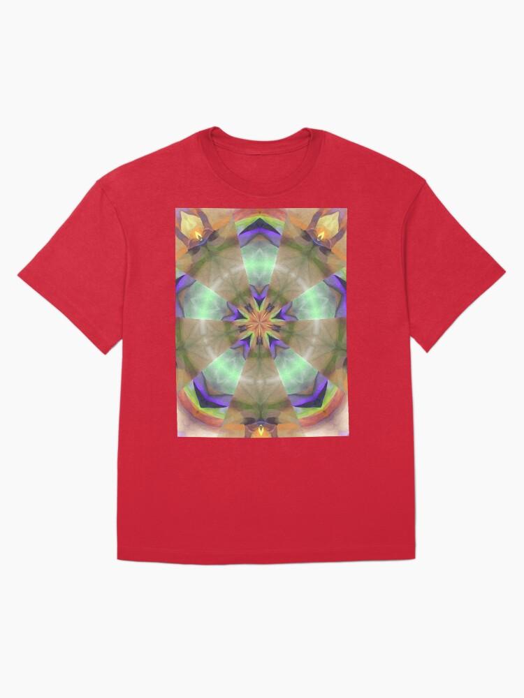 Pentangle Pastel Shades Multicolored Kaleidoscope Pentangle Pattern 2 Oversized T-Shirt