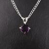 Amethyst Gemstone 925 Sterling Silver Jewelry Handmade Pendant 0.93'' For Gift PP-62-11