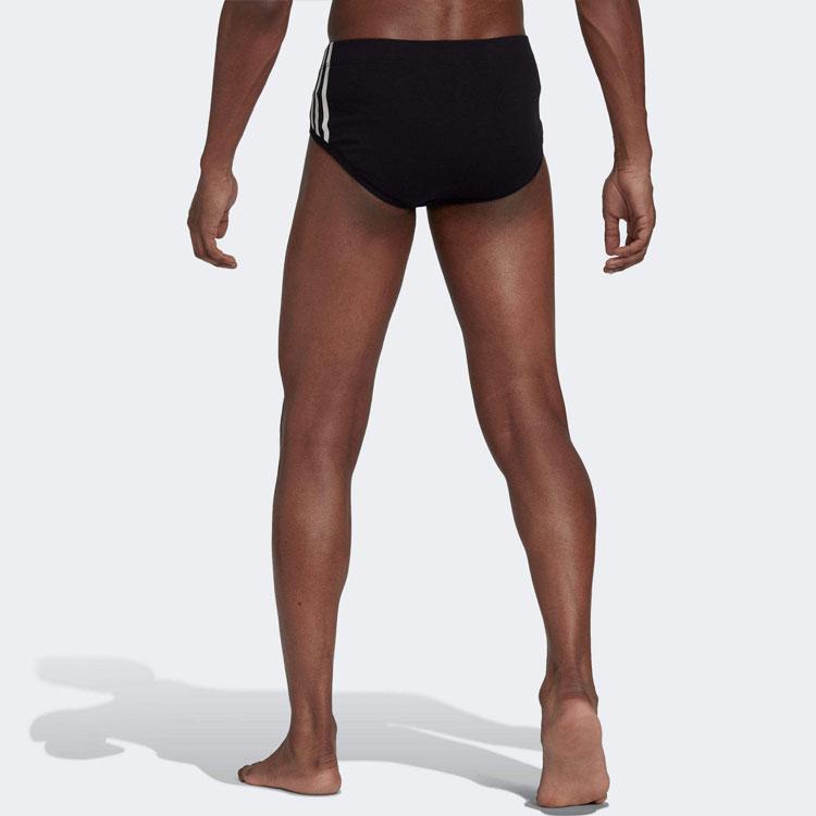 adidas Originals Comfort Flex Three-Stripe Color-Block Triangle Underwear Men Underwear Black GB0835