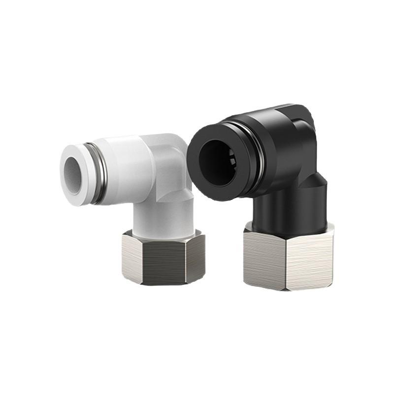 Quick Connect Pneumatic Hose Elbow Fitting with Internal Thread PLF Series (4/6/8/10-01/02/03)
