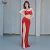 Sensual Sequined Belly Dance Costume - 2025 New Oriental Dance Long Dress Set