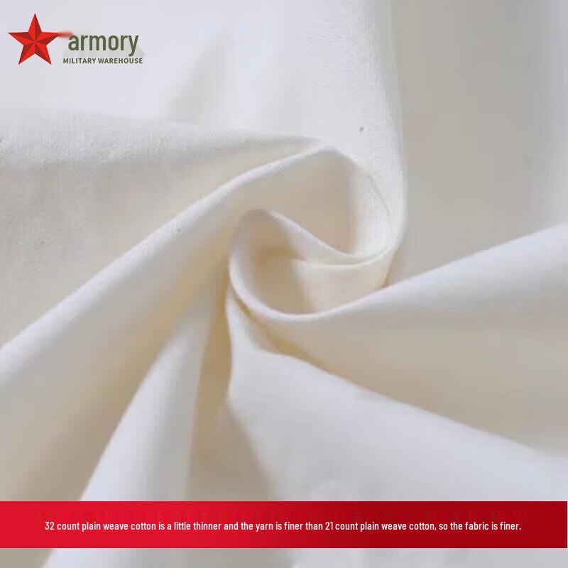 Премиальная хлопковая ткань греж, plain weave, 32 count