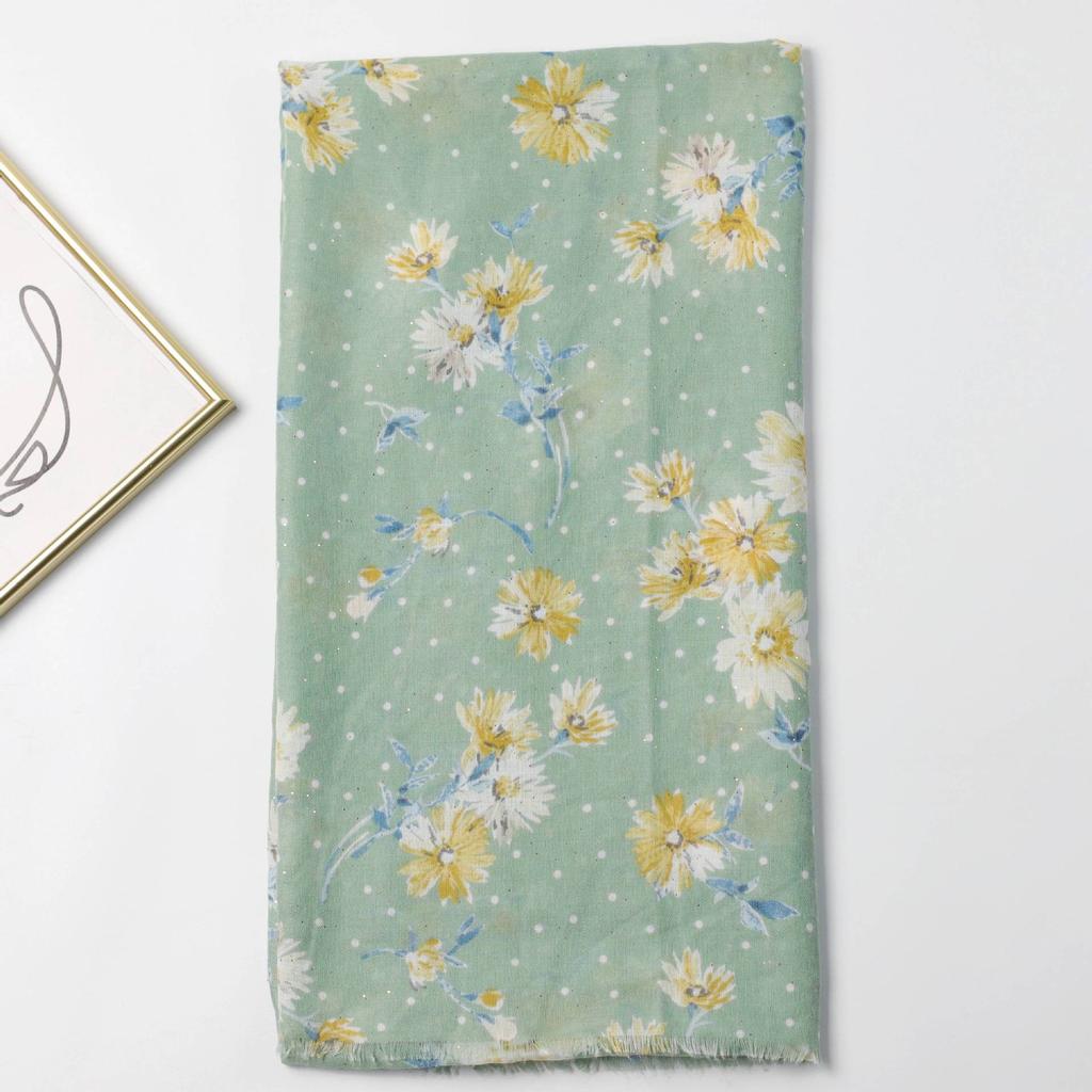 2024 Wiosna i Jesień Zima Nowy Bawełna I Konopie Długi Cienki Szalik Podróż Uniwersalny Krem Przeciwsłoneczny Ciepły Szal Dla Kobiet