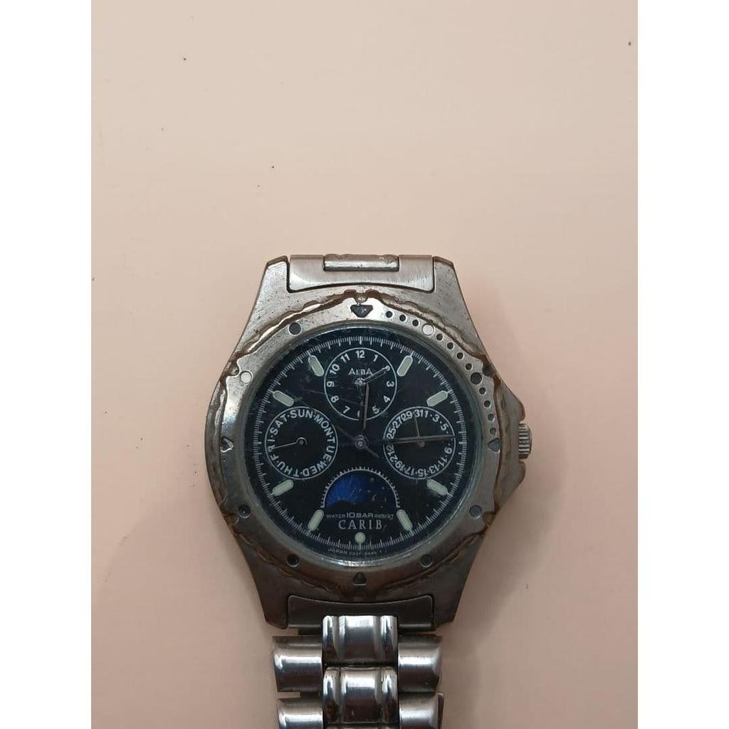 Used Seiko Alba Carib V33F-6B20 10BAR Watch
