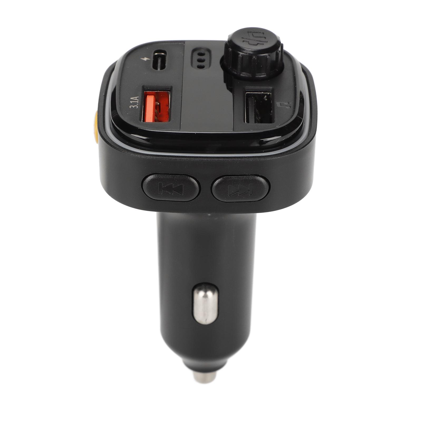 

Car Charger Adapter Stable Transmission FM Transmitter QC3.0 USB Fast Charging PD 20W Car FM