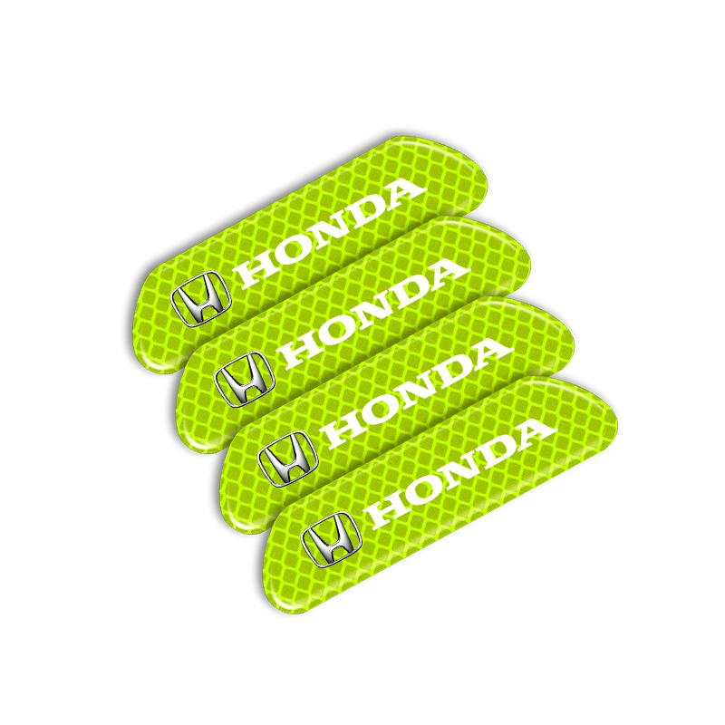 4 Stück/Set Auto Reflektierende Sicherheitsstreifen Aufkleber Für Honda Fit Mugen Insight Type S R VTEC Modulo Vezel RR SiPilot Fit XRV CRV HRV Dio