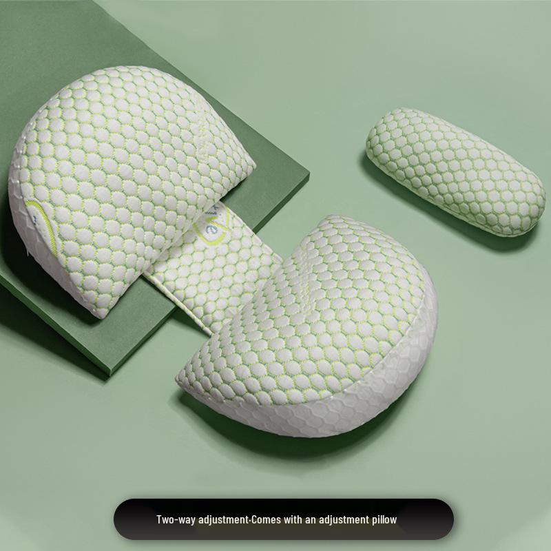 SnoozeShade U-Shape Pregnancy Pillow: Lumbar & Belly Support for Side Sleepers