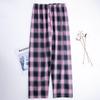 Men's Plaid Cotton Pajama Pants - Loose, Casual, Home and Outdoor Wear
