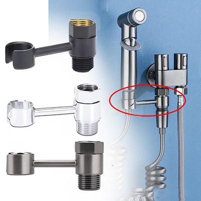 360°rotation Adjustment Handheld Shower Holder Wall Mounted Adjustable Bracket Toilet Sprayer Base Support Universal Faucet Parts