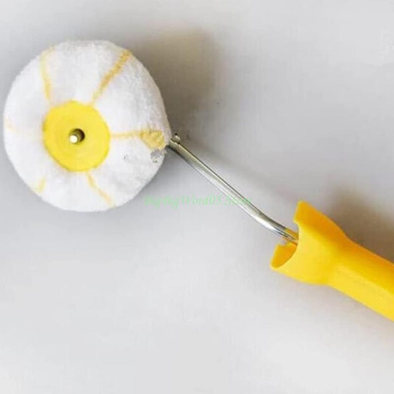 24TE Dual Purpose Paint Roller Paint Edger Roller Brush Home Paint Brushes for Painting Inside & Outside Corners of Walls