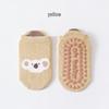 Baby Cartoon Animal Non-Slip Floor Socks with Big Heel Dot Glue for Newborns and Children