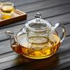 400 ml/1000 ml hitzebeständige Glasteekanne Blumenkessel Kung Fu Teegeschirrset Teesieb Infuser Puer Oolong Gerstentopf Teegeschirr