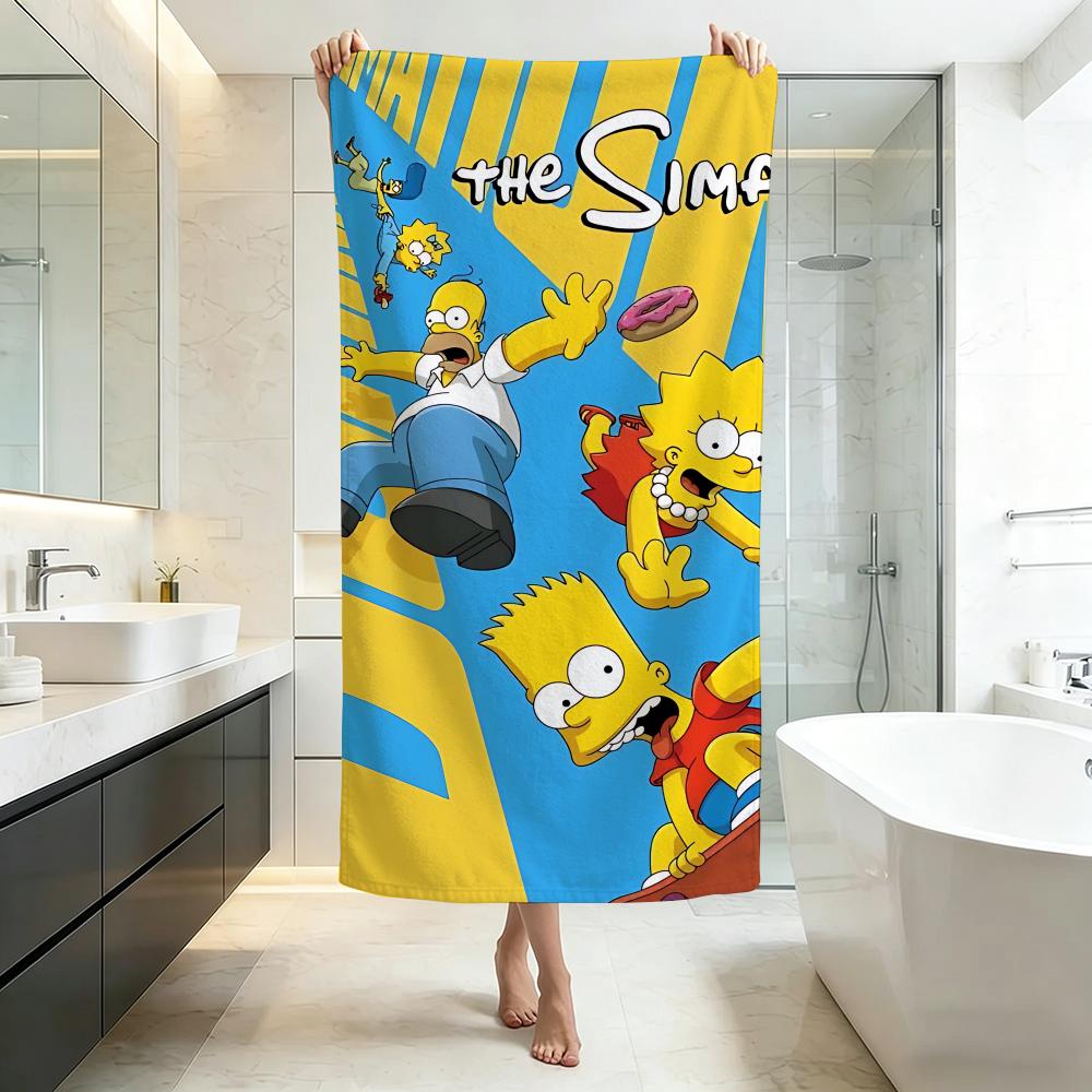 Funny-The SimpsonsS Towel Five-Star Hotel Quality Eco-Friendly Ultra Soft Thick Towels & Beach Towels