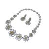 Luxury Jewelry Necklace Style Girl High Sense Dinner Wedding Dress Zircon Earrings Jewelry Set