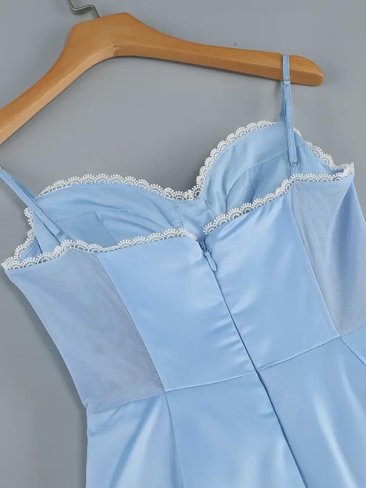 High-End Sexy Women's Cross-Border Spaghetti Strap Long Dress