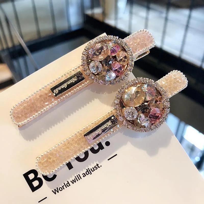 Moda Coreana Novo Elegante Colher Traseira Presilha de Cabelo Quebrado Acessório de Cabeça Presilha de Cabelo Menina Lateral Barrete para Cabelo Mulher Acessórios para Mulheres