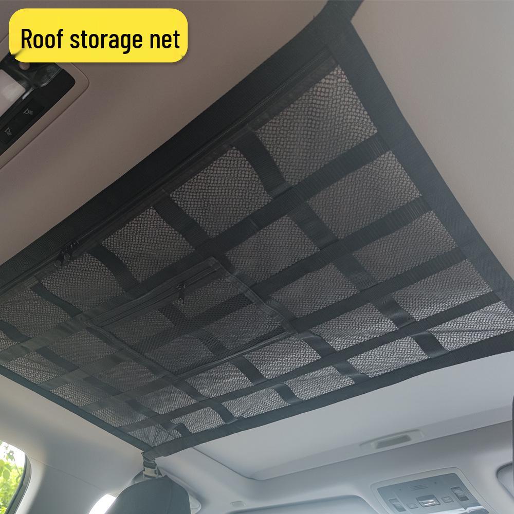 Car Interior Roof Storage Mesh Bag - Car Roof Storage Net Organize