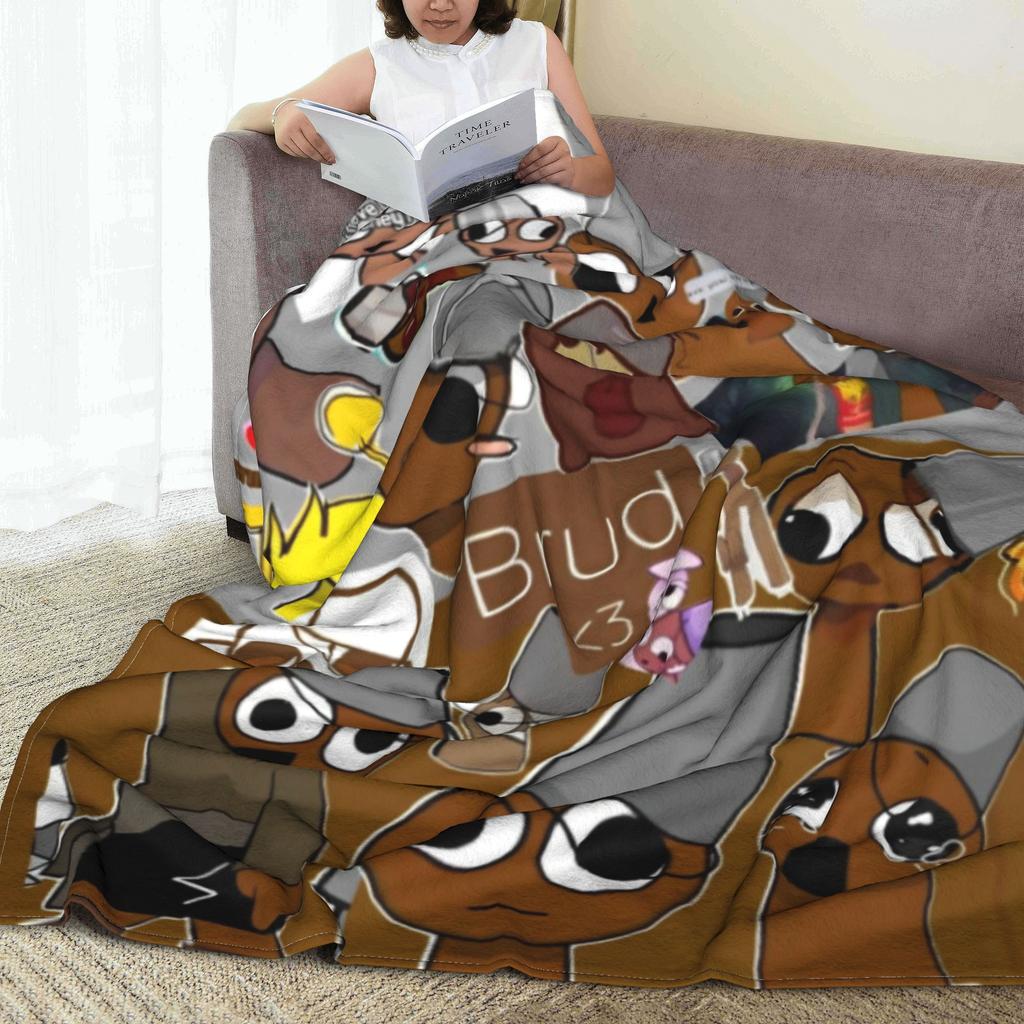 Sprunki Incredibox Cartoon Game Blanket Cozy Soft Throw Blankets for Sofa 50x60 Inch Multi-size Rug Piece