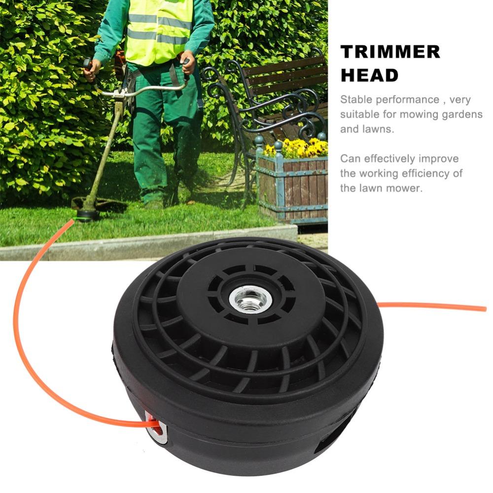 Plastic Material Grass Trimmer Head Black Color Plastic Accessory Lawn Maintenance