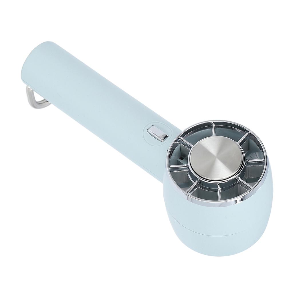 Handheld Cooling Fan 3 Speeds USB Charging Portable Semiconductor Mini Fan with Ice Compress