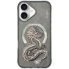 Etui Do iPhone 16 Nimmy Dragon MagSafe Szare