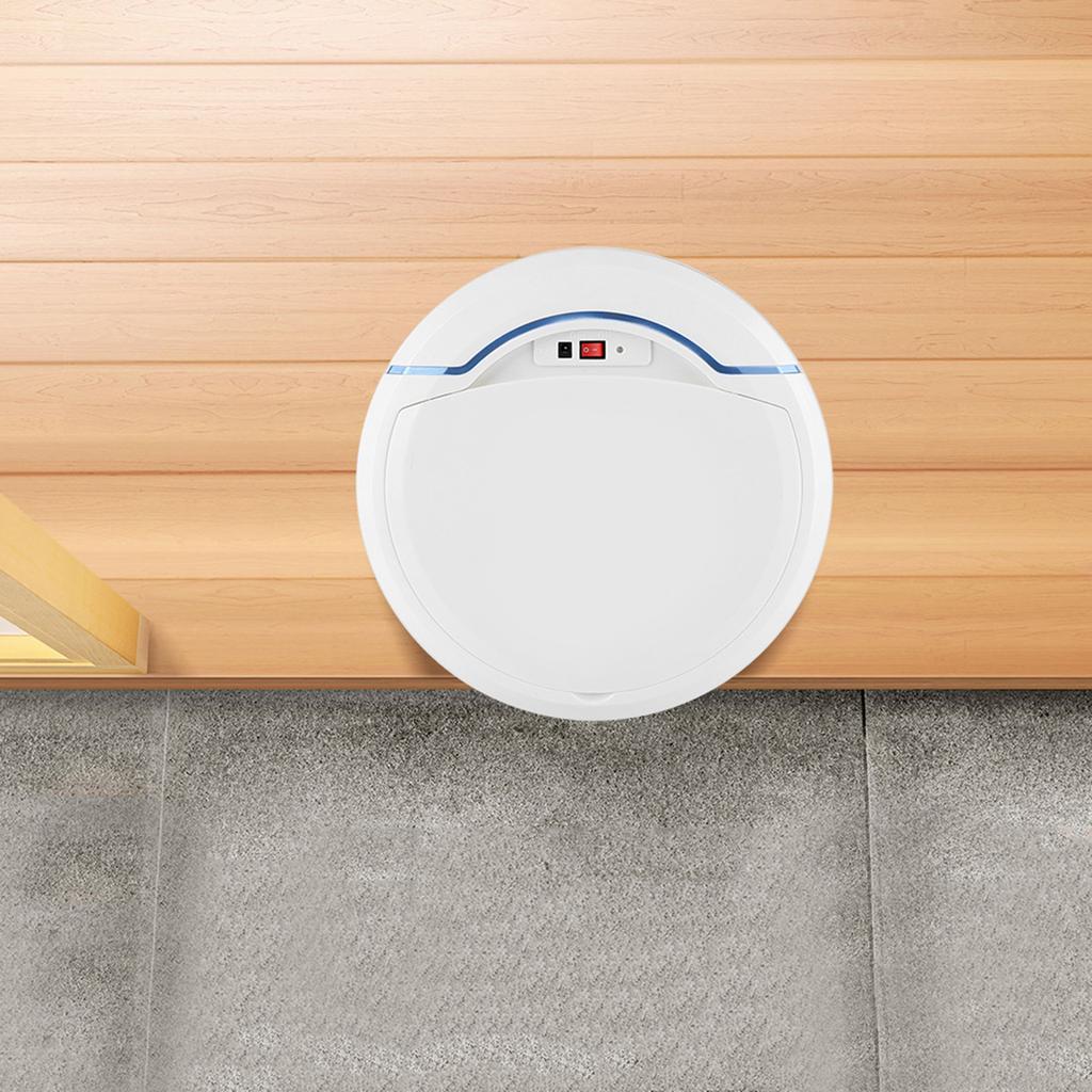 USB Rechargeable Automatic Smart Robot Vacuum Floor Cleaner Household Sweeping Machine Black