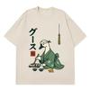 Japanese Goose Funny Sushi Goose Graphic T Shirt Unisex Women Fashion Tshirts Shortsleeved Casual Cotton Aesthetic Trend Tshirts