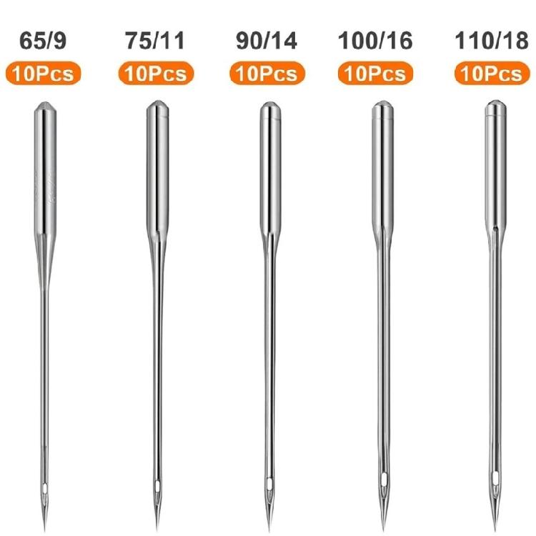 60 Pieces Multipurpose Sewing Machine Needle Embroidery and Canvas Needle Alloy Texture for Tailoring and Home Repairs