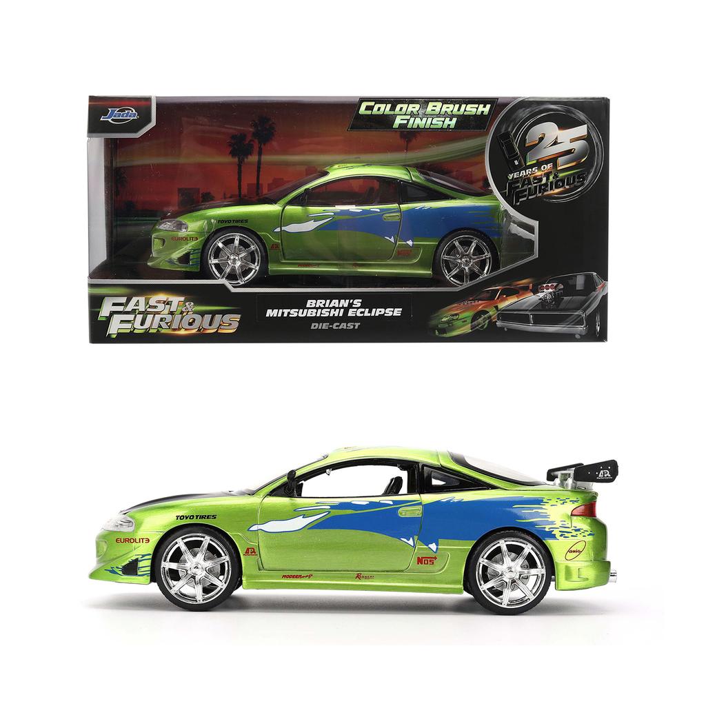 JADA 1:24 Fast & Furious 25th Anniversary Diecast Car – Metal Vehicles Collection Limited Edition