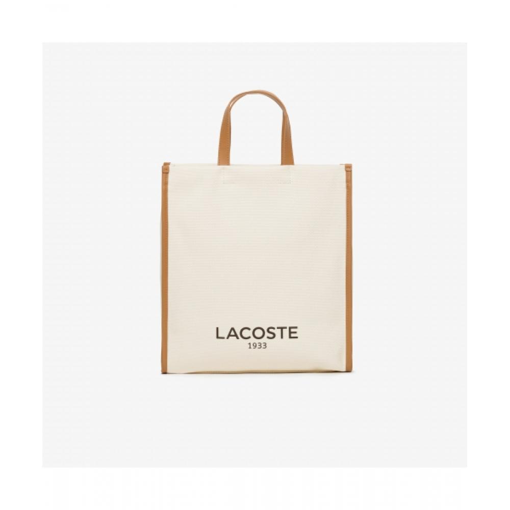 ★LACOSTE★ Women's Heritage Canvas Tote Bag Ivory NF4811T54 Lacoste Women S Heritage canvaS Tote Bag [ivory] – buy the