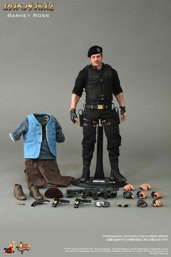 Movie Masterpiece The Expendables 2 Maßstabfigur Barney Ross 1/6