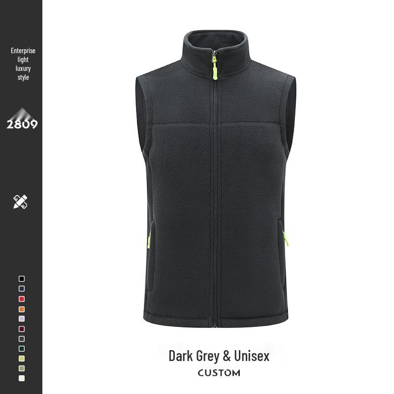 Custom Logo Multi-Pocket Durable Vest for Supermarket, Decoration, and Volunteer Workwear