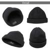 Knit roll knit deep high gauge and exchange not free [Mr.COVER] hat, cap, black, knit, MC-2025-F-BK Cancellation, return, possible, MC-2025, men's,