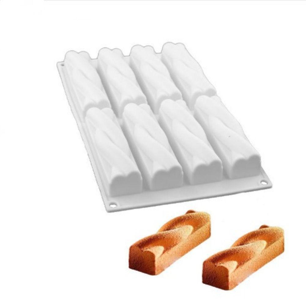 Twisted Hemp Pattern Cotton Candy Cake Mold Food-Grade Silicone Dessert Baking Tools  Universal