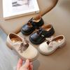 Frühling Herbst Elegante Kinder Mary Jane Schuhe Süße Schleife Kleines Mädchen Lederschuhe Dicke Sohle Schlichte Kinder Prinzessinnenschuhe
