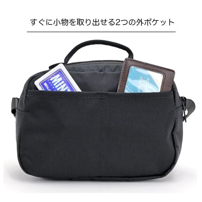 LAYER Shoulder Bag Water-Repellent Both Sides BGY Free Size