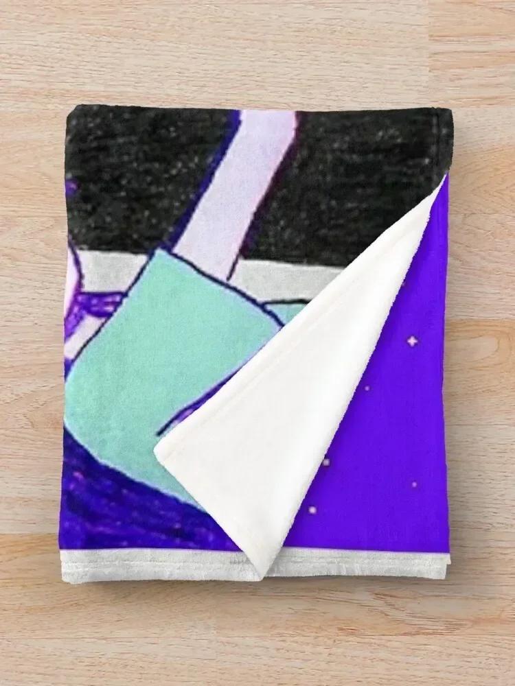 Omori Character II Throw Blanket Flannel Fabric Giant Sofa Blankets