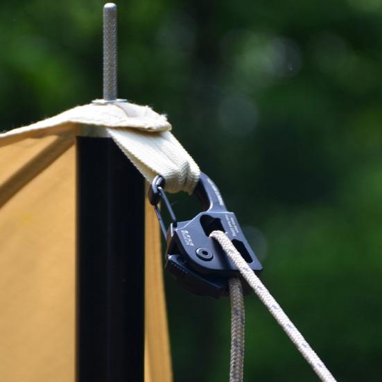 2/4 Stück Seilspanner Outdoor Rucksacktouren Wandern Camping Abspannleine Seilspanner Strapazierfähige Aluminiumlegierung Selbstverriegelnder Seilspanner