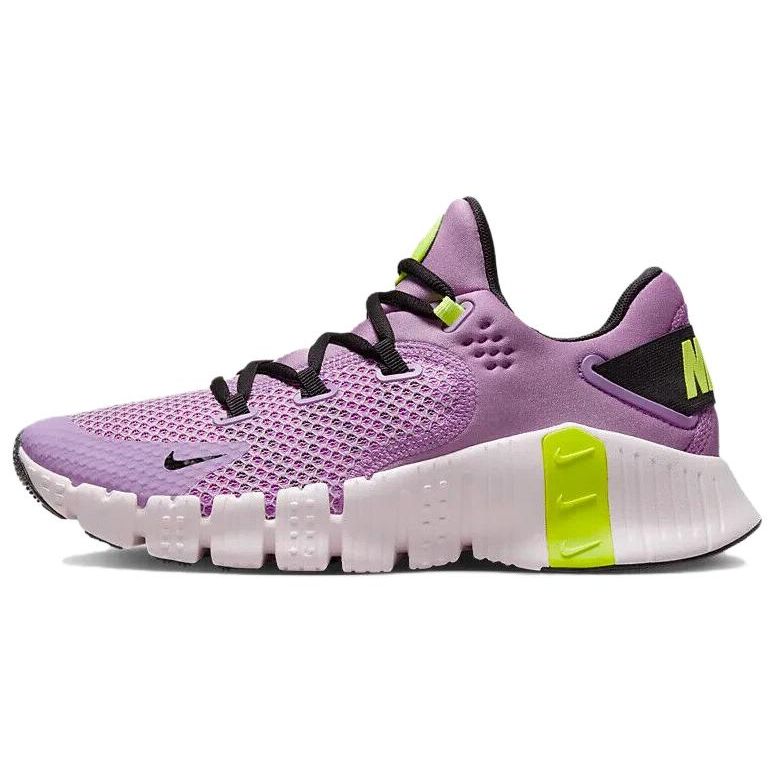 Nike  Free Metcon 4 Rush Fuchsia Volt Women Sneakers Purple Pearl-Pink Black CZ0596-501