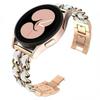 22mm 20mm Leather+Metal Strap for Samsung Galaxy Watch 7 6 5 4 40mm 44mm Replaceable Bracelet for Huawei Watch GT6/5/4 46mm Band