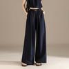 RAIN.CUN Women's Thin Ice Silk Wide-Leg Pants