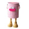 Ins High-value Cartoon Personality Pen Holder Student Desktop Office Large Capacity Cute Simple Retro Storage Bucket